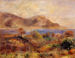 Ренуар Средиземноморский пейзаж 1905г
